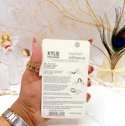 چسپ مژه کایلی KYLIE همراه با قاشقک 