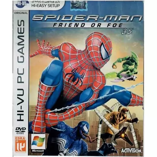 بازی Spider-Man Friend Or Foe مخصوص PS2