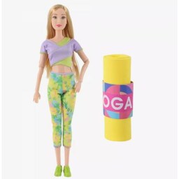 عروسک باربی دفا لوسی یوگا کار همراه با مت مدل 8489 Barbie Defa Lucy