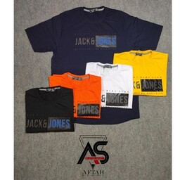 تیشرت مردانه آستین کوتاه جنس نخ پنبه مدل Jack Jones سایز 3XL