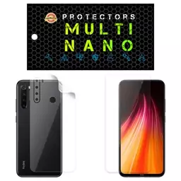 محافظ صفحه نمایش مولتی نانو مدل X-SFT مناسب برای گوشی موبایل شیائومی Redmi Note 8 به همراه برچسب پوششی تی پی یو 