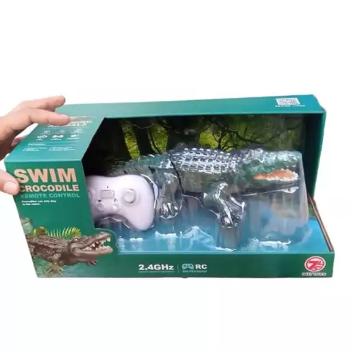 ربات اسباب بازی کروکودیل کنترلی شارژی SWIM CROCODILE Remote Control