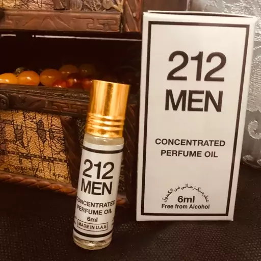 عطر 212 مردانه ساخت کشور امارات 6میل