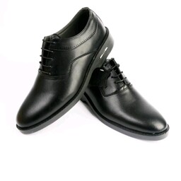کفش مردانه، کوروش، رسمی، ساده، زیره پی وی سی، رویه چرم مصنوعی خارجی، سایزبندی 40تا44