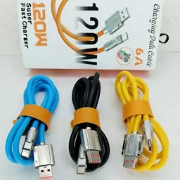 کابل شارژ  ژله ای 120W فست شارژ تایپ C مناسب انواع گوشی 