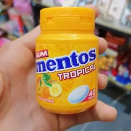 آدامس منتوس mentos چند میوه 40عددی