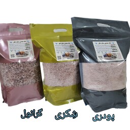  نمک صورتی شِکری 25 کیلویی(با ارسال رایگان به سراسر ایران)