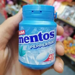 آدامس منتوس  mentos نعنا یخ 40عددی