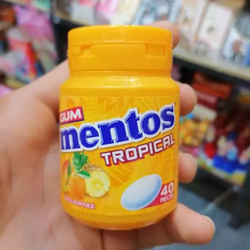 آدامس منتوس mentos طعم میکس آناناس انبه پرتقال 40عددی