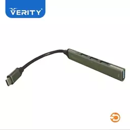 هاب 4 پورت USB 3.0 وریتی مدل H410T ا Verity H410T USB3.0 4Port HUB