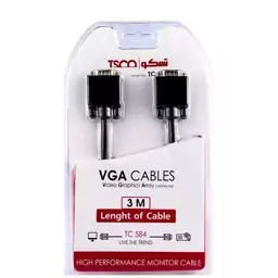 کابل VGA تسکو مدل TC 584 طول 3 متر ا TSCO TC 584 VGA Cable 3m