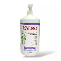 شامپو RESTOREX ضدریزش حاوی عصاره پیچک حجم 1000 میل محصول ترکیه