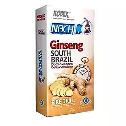 کاندوم کدکس مدل جینسینگ Ginseng بسته 12 عددی