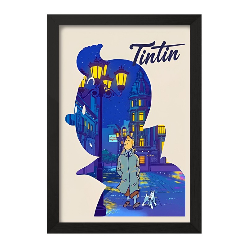 تابلو دکوراتیو مدل تن تن Tintin