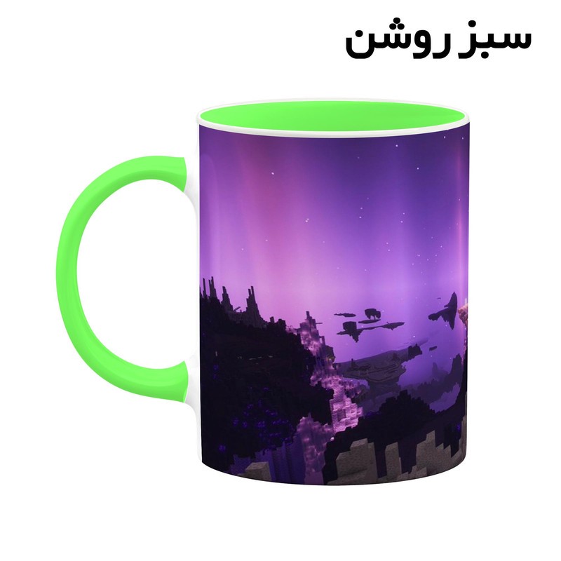 ماگ کاکتی طرح ماینکرافت minecraft مدل mgh41450