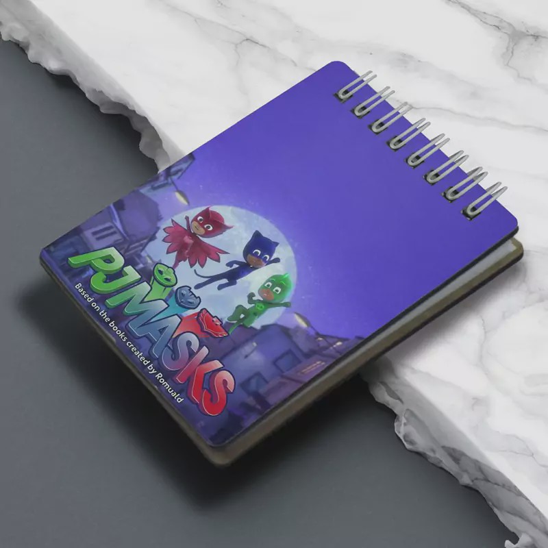 جامدادی و دفترچه طرح بچگانه کارتون شب نقاب ها PJ masks