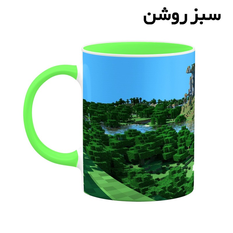 ماگ کاکتی طرح ماینکرافت minecraft مدل mgh41580