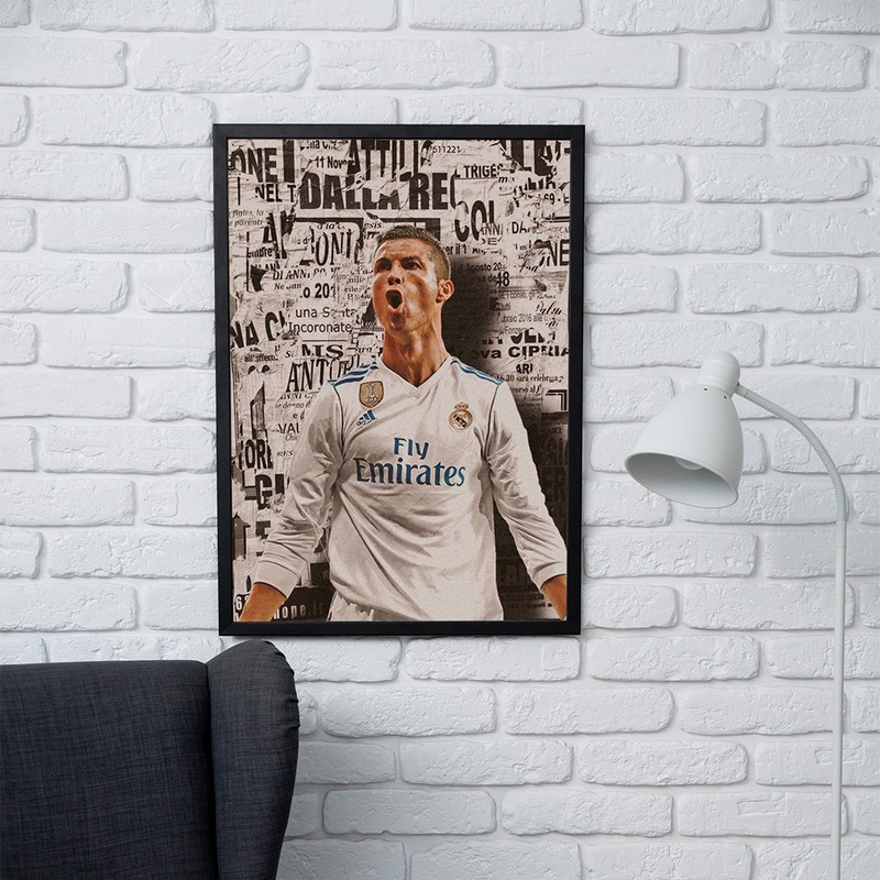 تابلو مدل دیواری طرح رونالدو Ronaldo