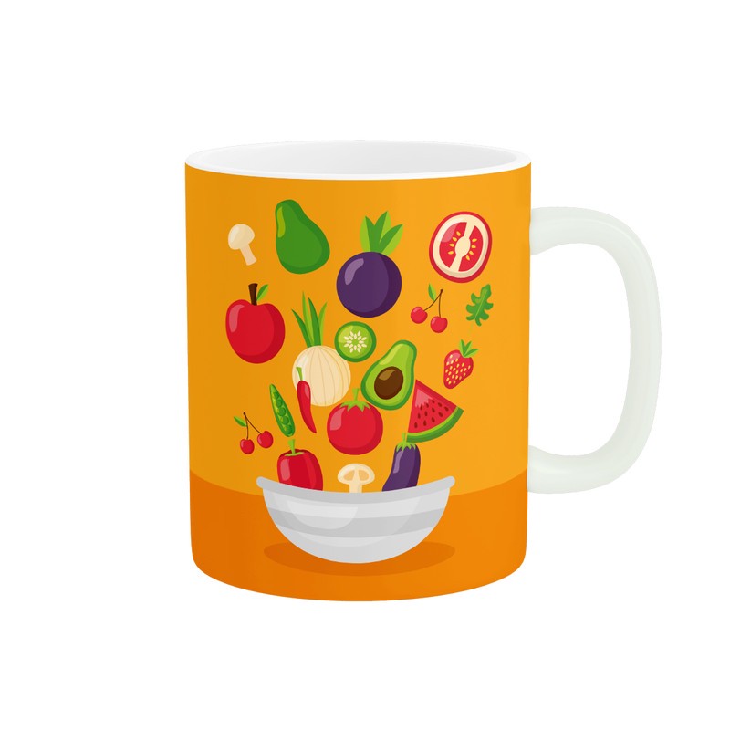ماگ طرح میوه کد 417