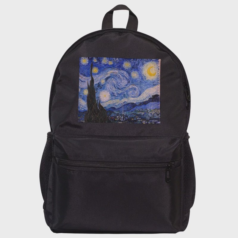 کوله پشتی شب پرستاره ونگوگ The Starry Night