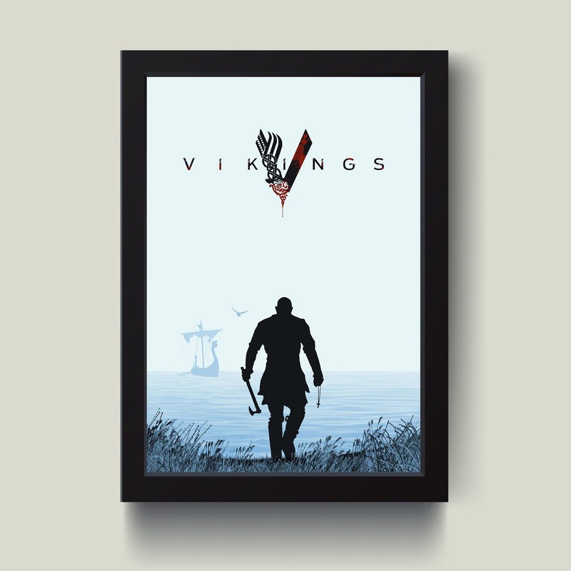 تابلو مدل دکوراتیو رگنار Vikings