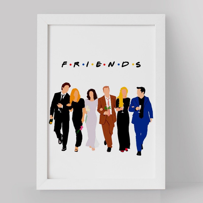 تابلو مدل سریال فرندز Friends سایز 20 30