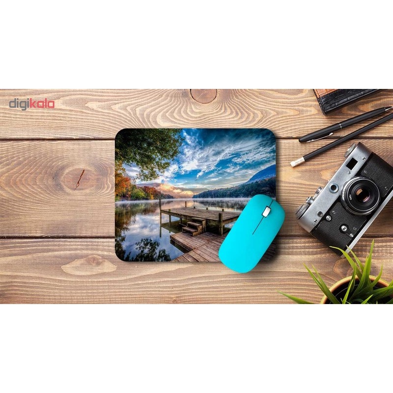 ماوس پد طرح دریاچه پاییزی کد MPE363