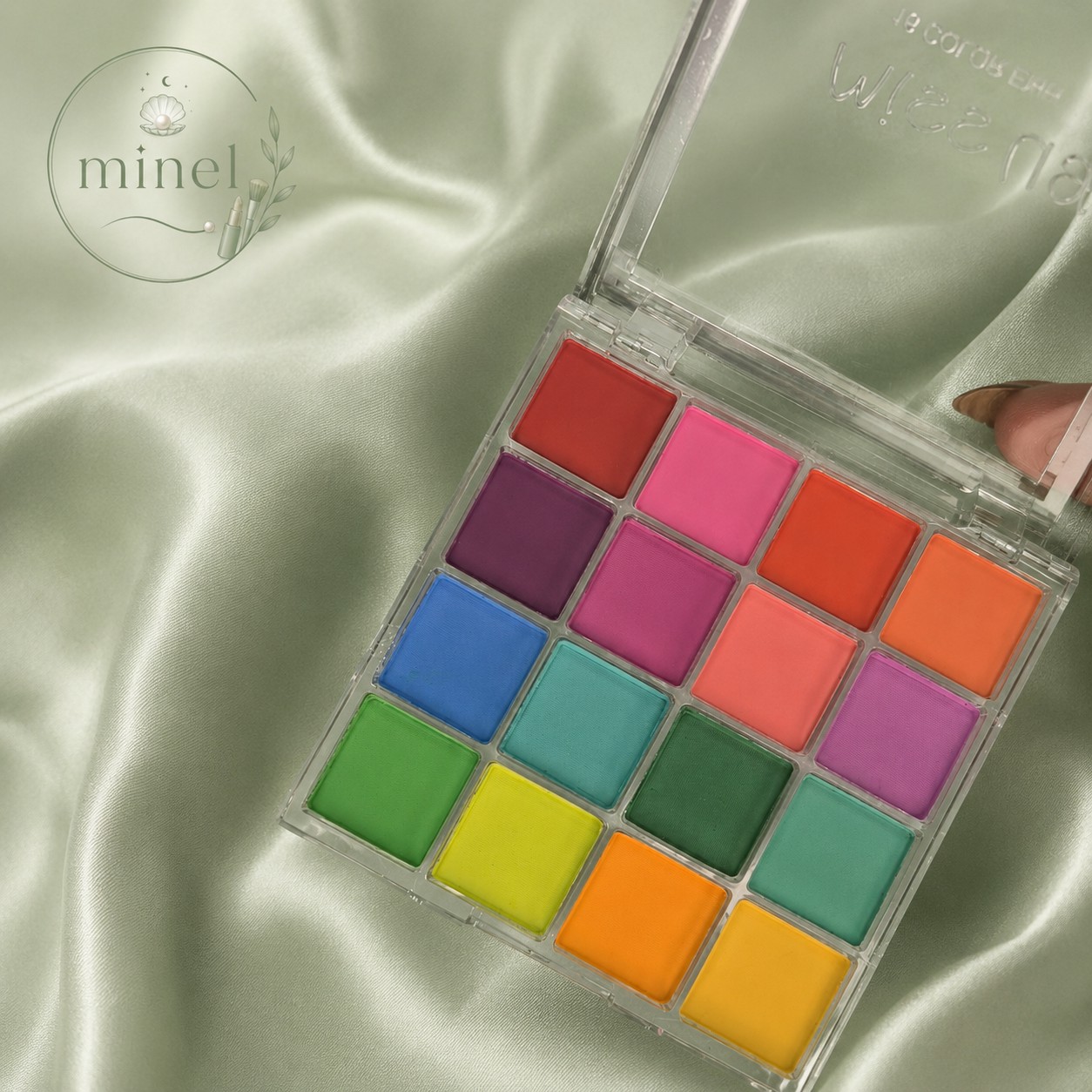 پالت سایه 16 رنگ میس لارا کد MS-26