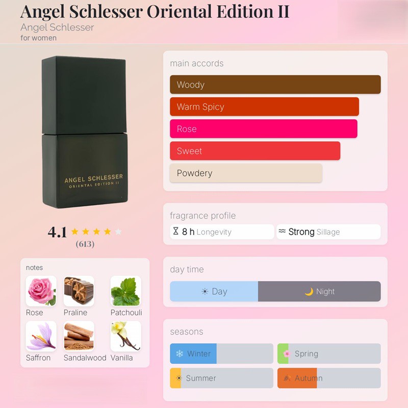 عطر ادکلن آنجل شلیسر اورینتال ادیشن 2 2 Angel Schlesser Oriental Edition