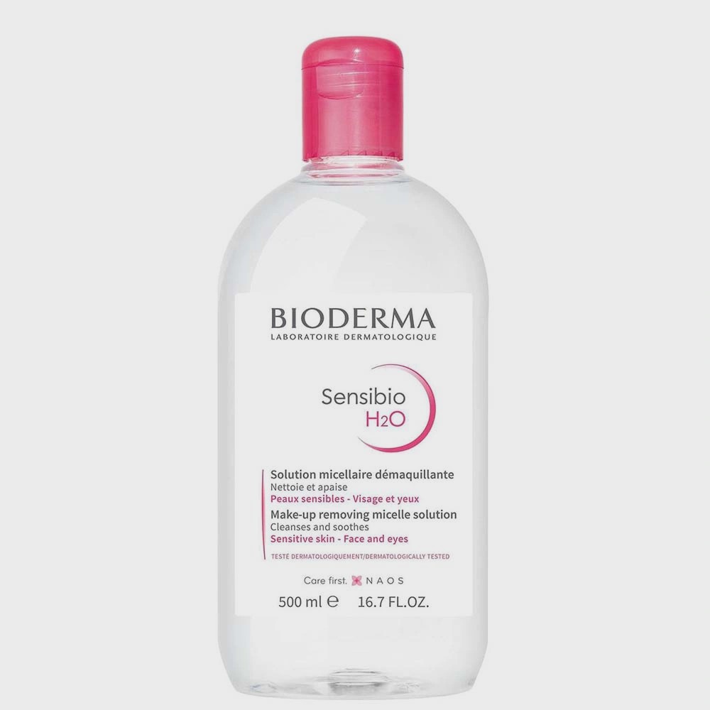 میسلار واتر بایودرما صورتی مخصوص پوست حساس مدل Sensibio H2O Bioderma Sensibio H2O Micellar Water