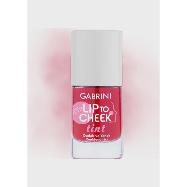تینت لب و گونه گابرینی رنگ قرمز مرجانی ( CORAL RED )