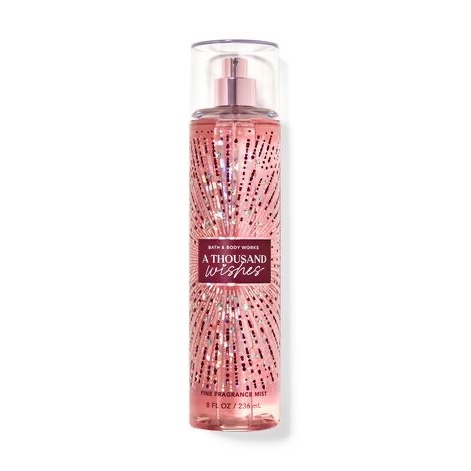 بادی اسپلش و میست مدل توزند ویشز بث اند بادی ورکس Bath And Body Works A Thousand Wishes Fine Fragrance Mist