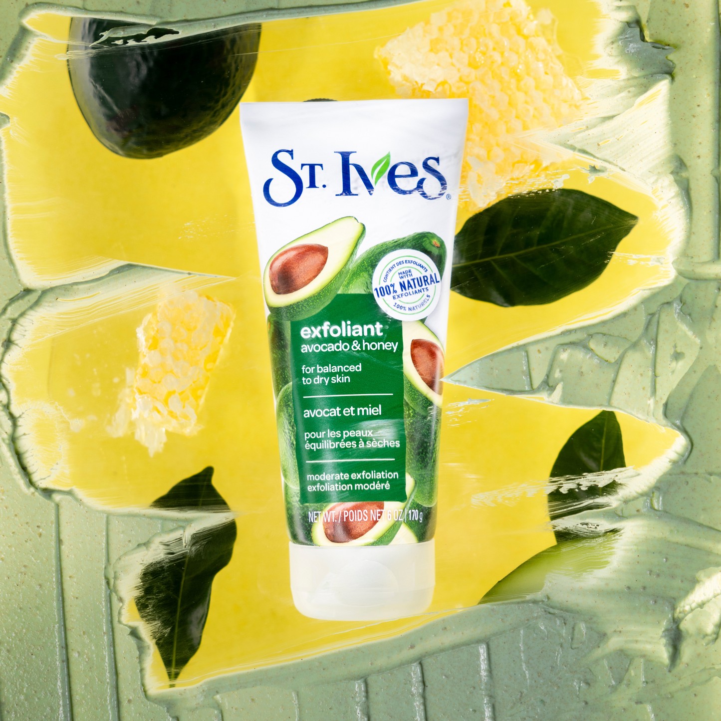 اسکراب آووکادو و عسل St. Ives