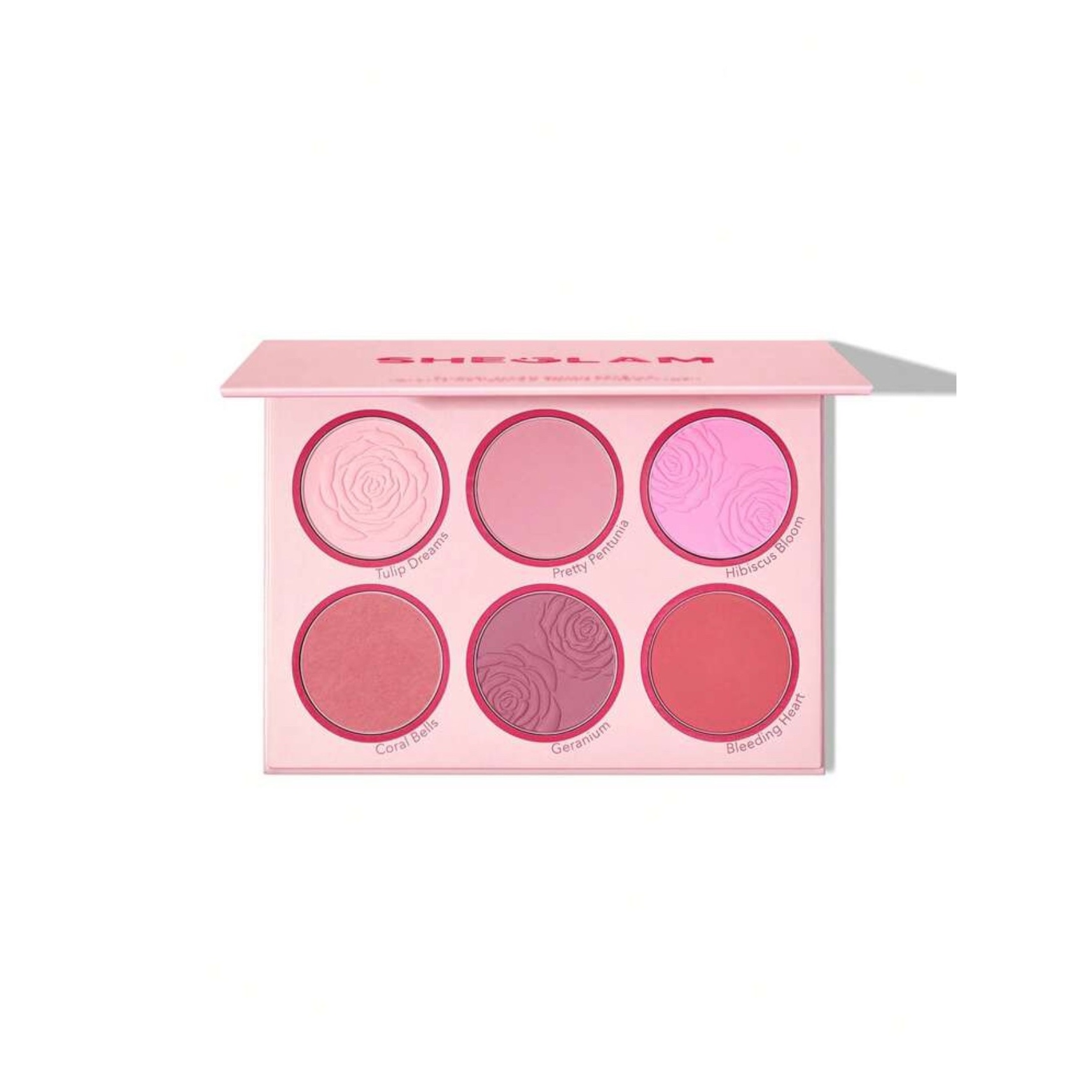 پالت رژ گونه 6تایی شیگلمFLORAL FLUSH BLUSHING BOUQUET