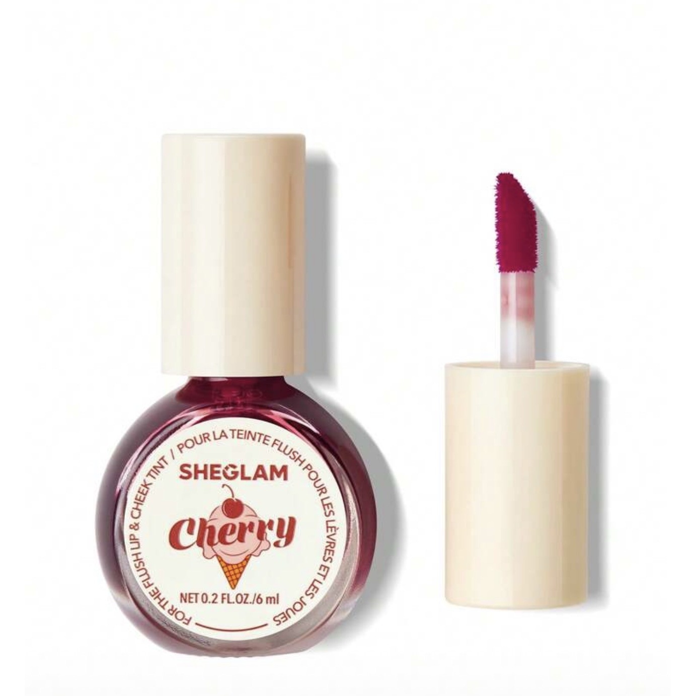 تینت مایع لب و گونه شیگلم cherry piched