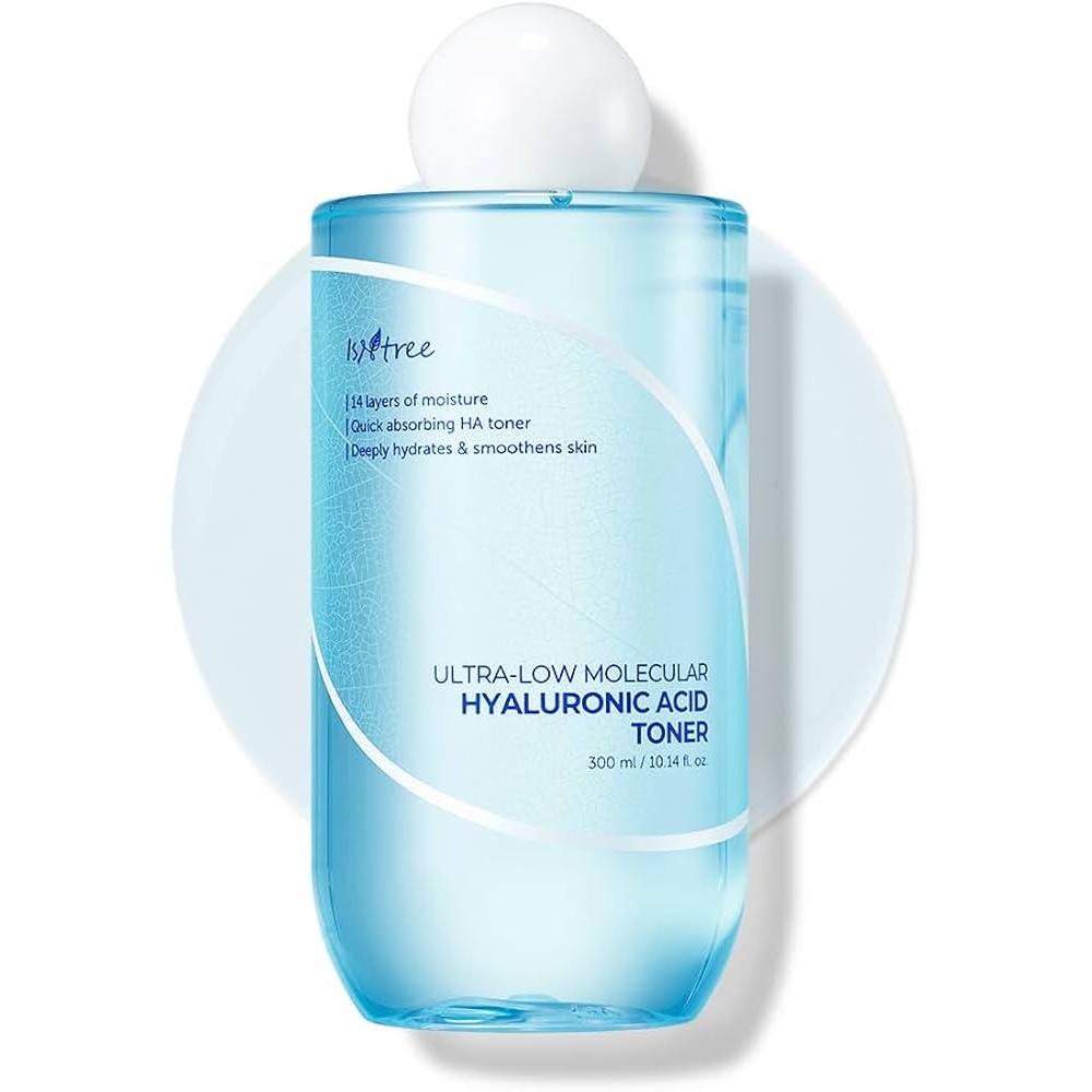 تونر هیالورنیک اسید ایزنتری Isntree ULTRA-LOW MOLECULAR HYALURONIC ACID TONER 300ml