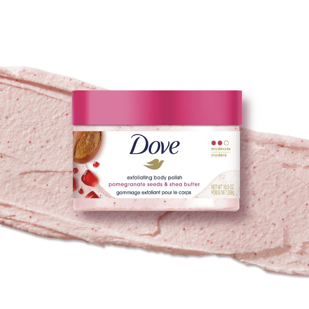 اسکراب لایه بردار بدن داو حاوی انار و شی باتر داو dove