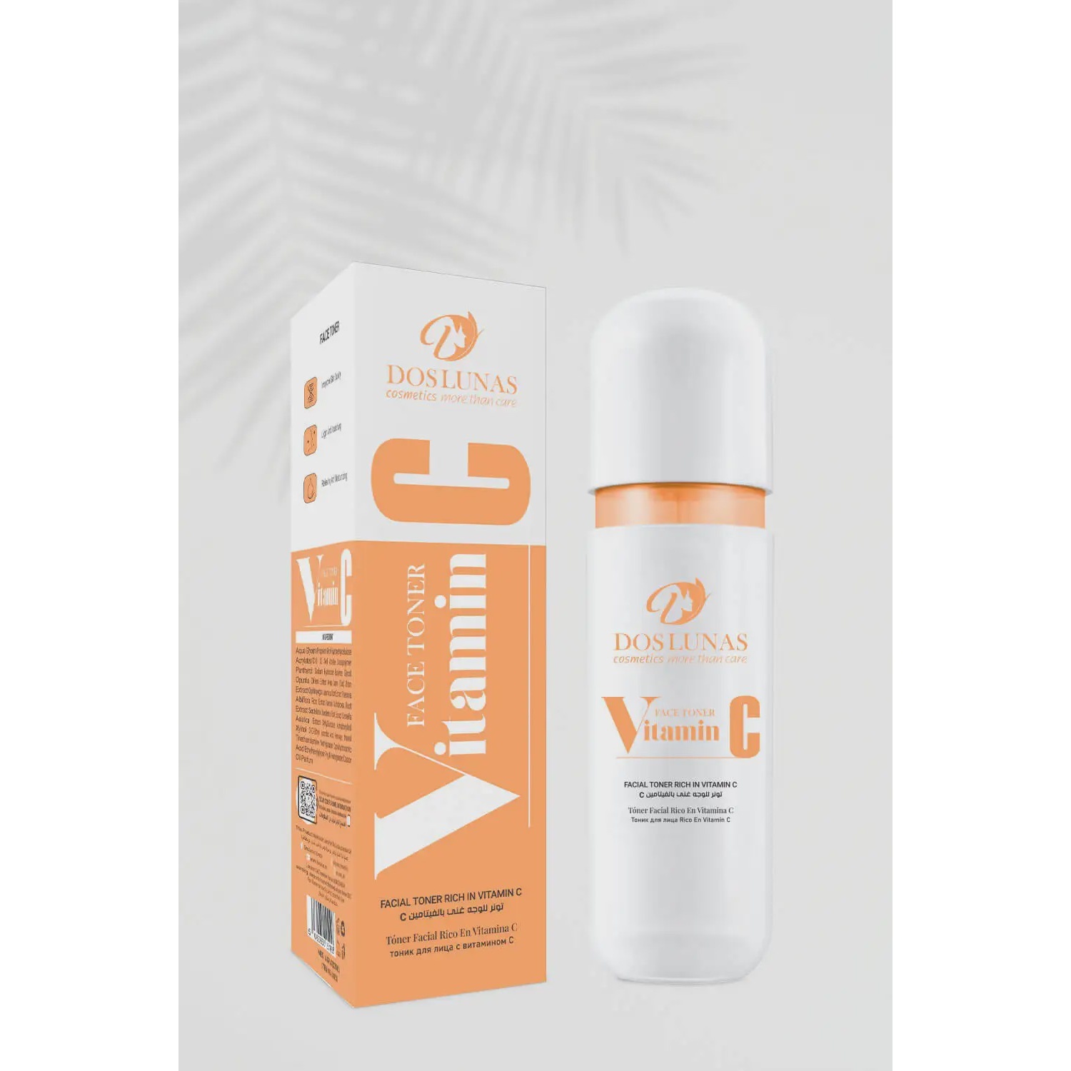 تونر ویتامین سی صورت داس لوناس Dos Lunas Vitamin C حجم 120 میلی لیتر