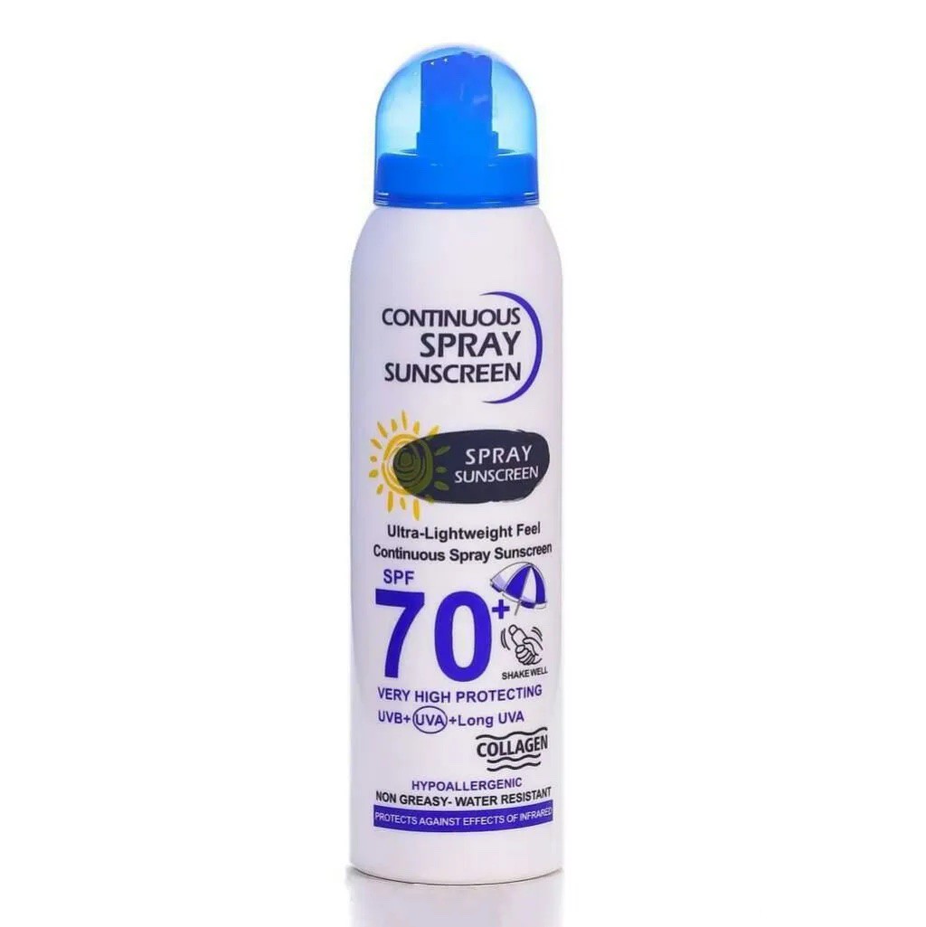 اسپری ضد آفتاب وکالی مدل SPF 70 (آبی)