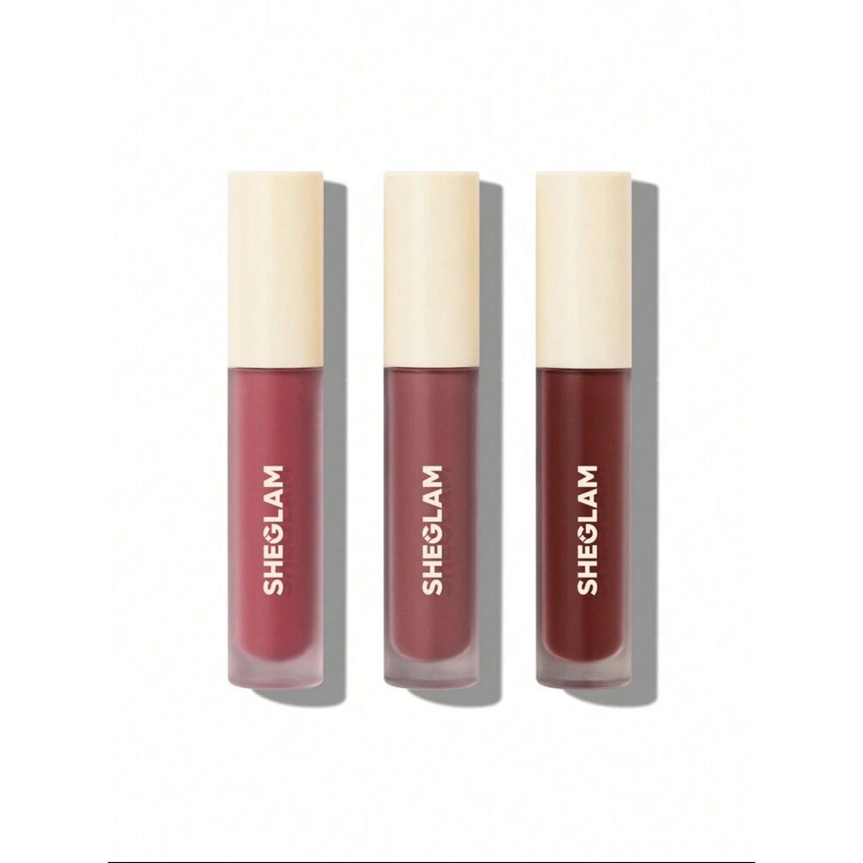 پک 3 عددی رژلب مایع شیگلم SHEGLAM مدل Matte Allure رنگAfter the Moment