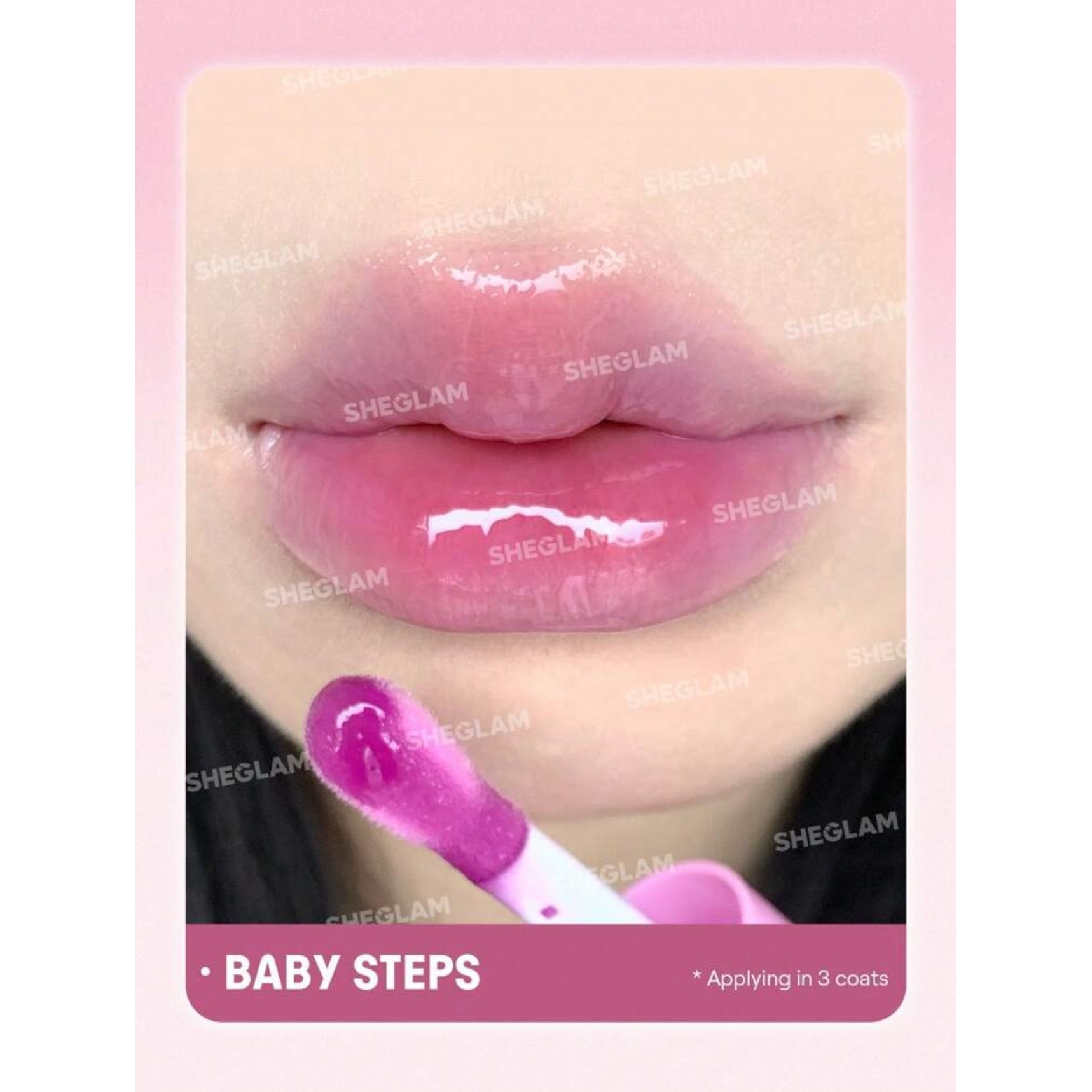 تینت لب روغنی شیگلم مدل Tinted Lip Oil رنگ Baby Steps