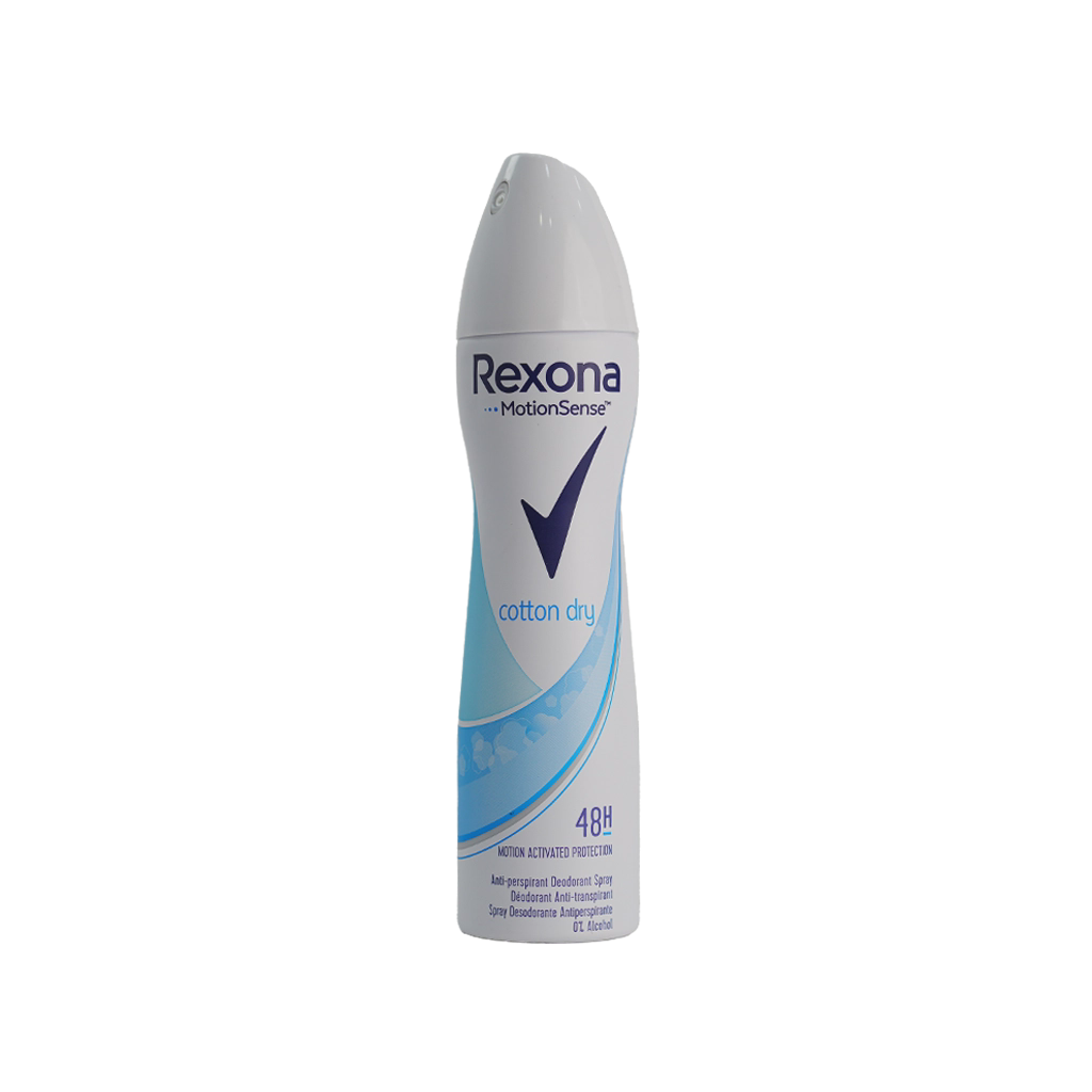 اسپری ضدتعریق زنانه 48 ساعته COTTON DRY رکسونا 200میل