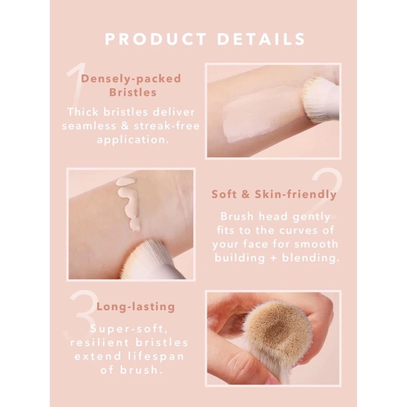 براش کرم پودر شیگلم Sheglam Skinfinite Foundation Powder Brush
