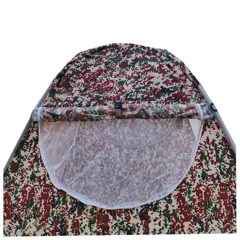 چادر مسافرتی 4 نفره طرح چریکی مدل ch10 کف ضخیم