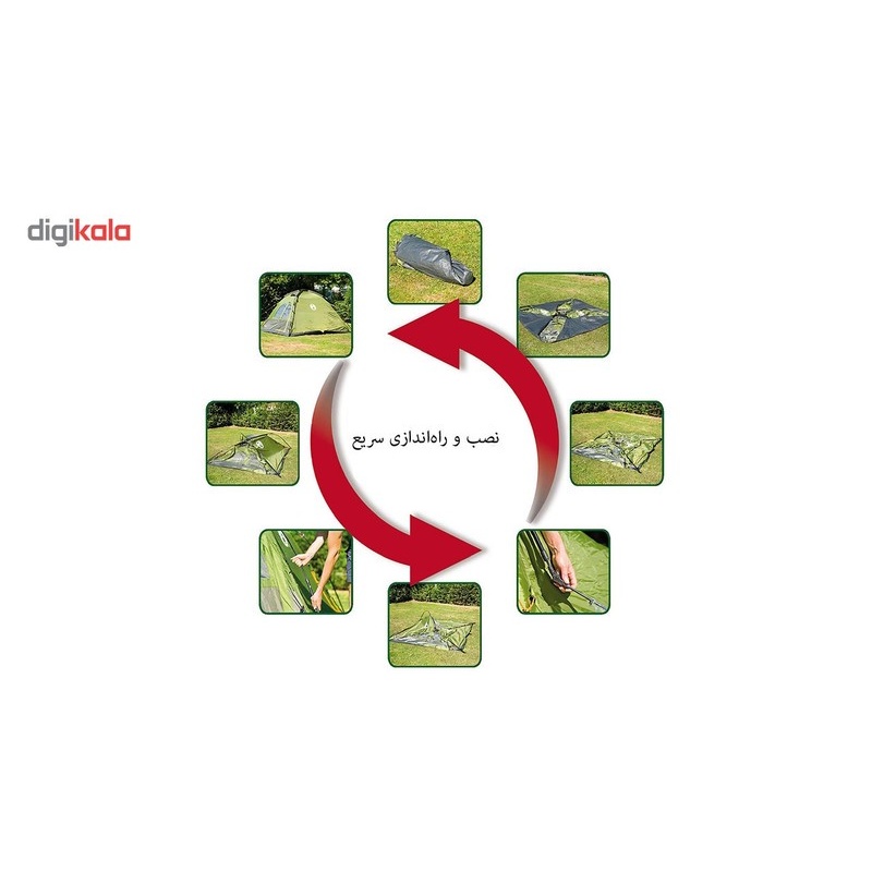 چادر 3 نفره کلمن مدل Instant Dome