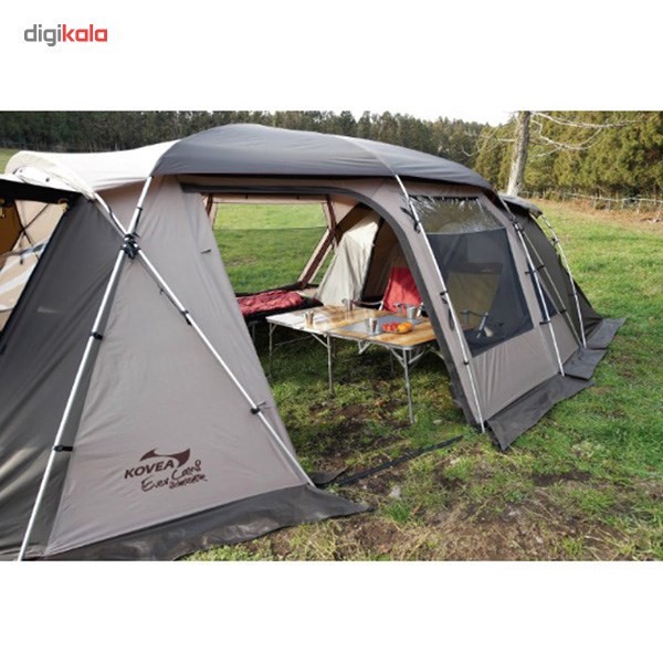 چادر 4 نفره کووآ مدل Evercamp Black II کد KR8TE0205