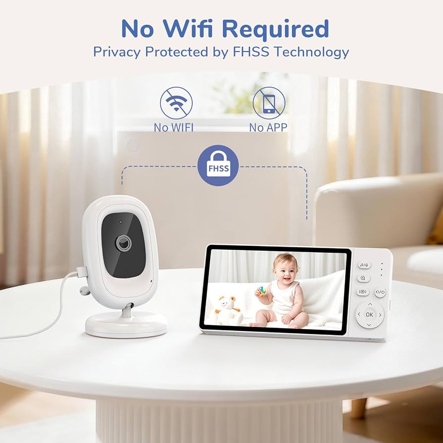 هلو بیبی تک دوربینه مانیتوردار مدل ( VB619)