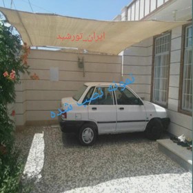 تور شید سایبان 80 درصد کرم ابعاد 3 در 5 دوردوزی شده