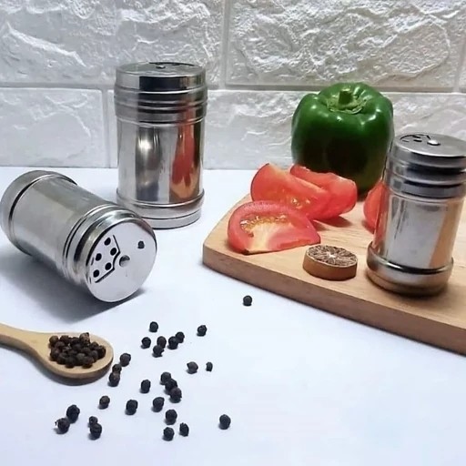 نمکدان استیل سایز کوچک تکی
