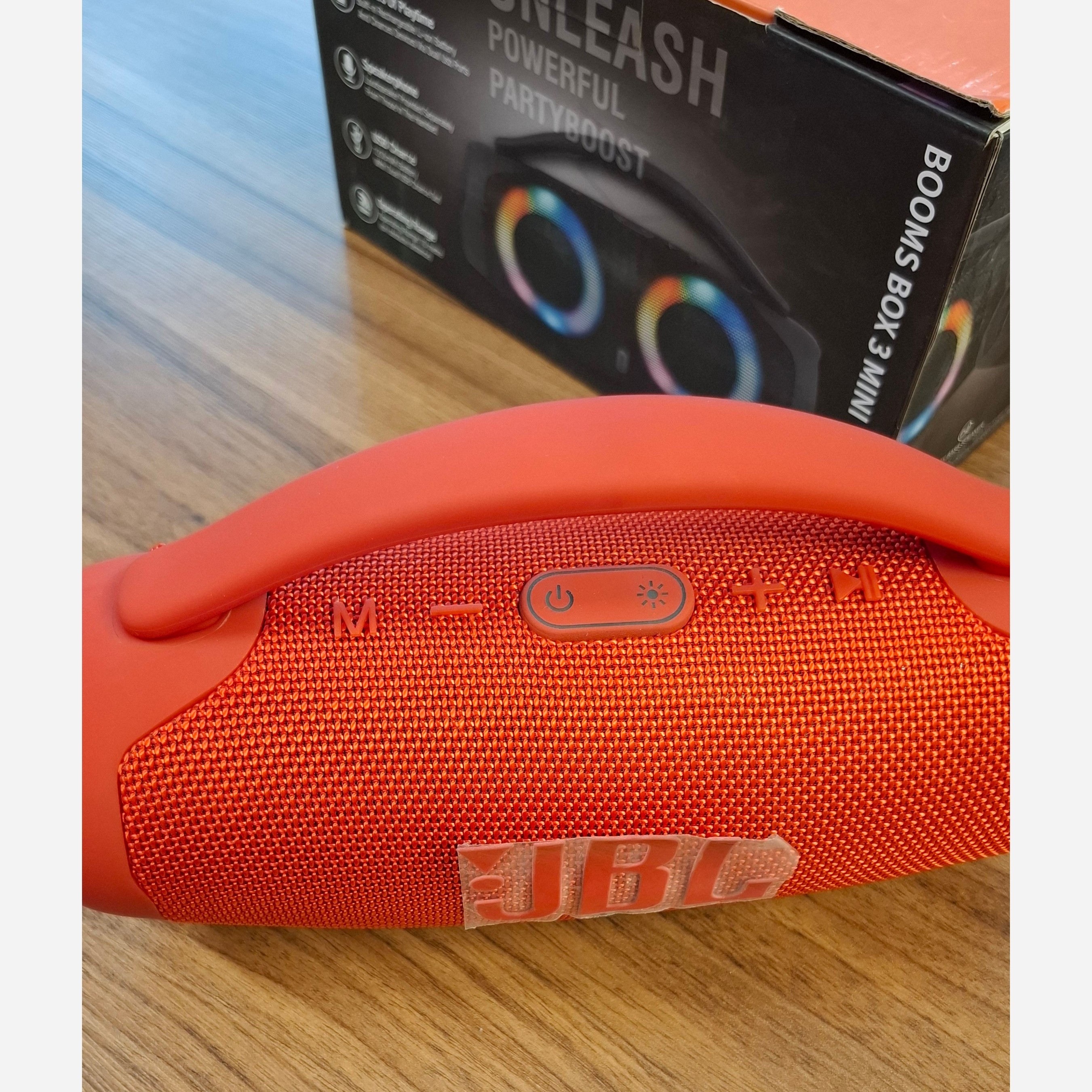 اسپیکر بلوتوثی JBL غیر اصل رم و فلش خور مدل BoomBoxmini
